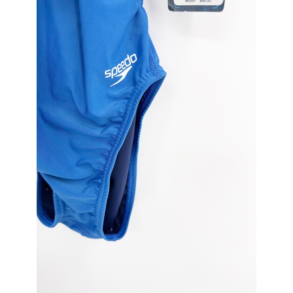 Speedo Pro LT One Piece Swimsuit Women size 30 Team Blue Racerback Athletic - Picture 4 of 8